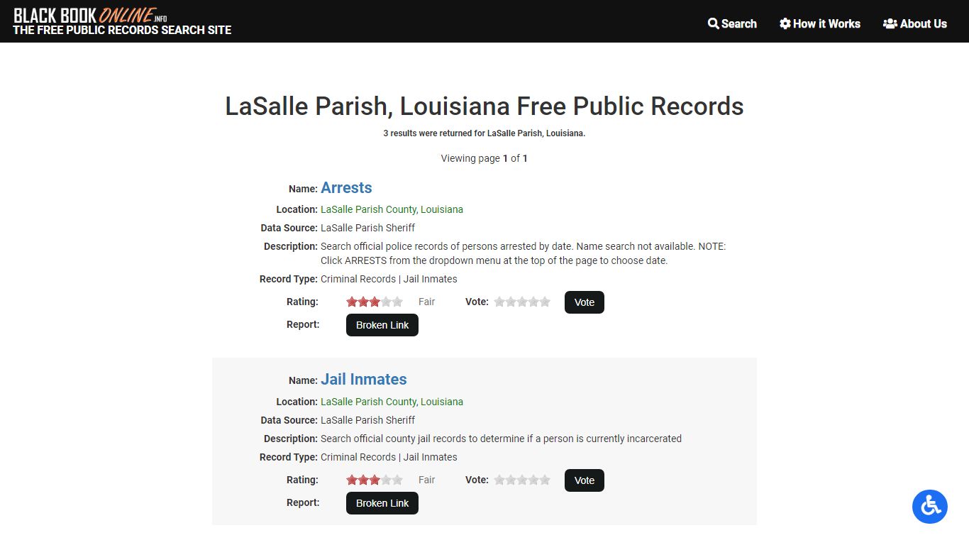 LaSalle Parish, LA Free Public Records | Criminal Records ...